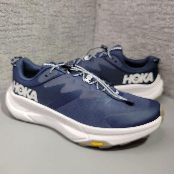 Hoka Transport Men\'s Size 10.5D Varsity Navy White Running Shoes 1123153-VYN main image 5